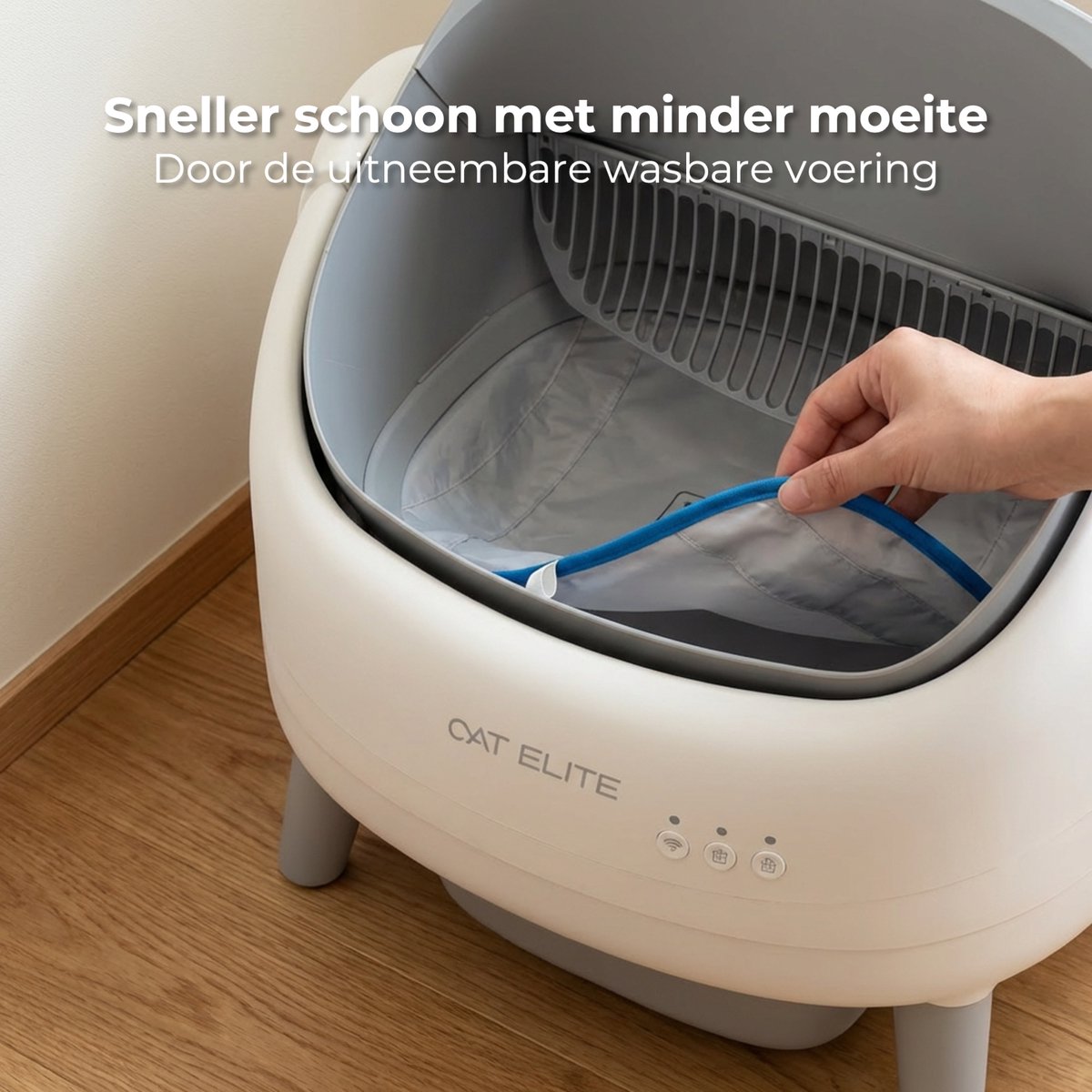 CatElite Ease Automatische Kattenbak - 15L - App & Sensoren thumbnail 6