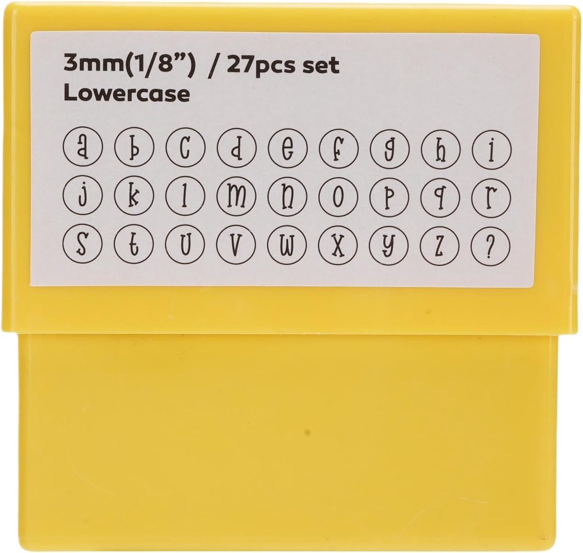 Metalen Stempelset - Letterstempels Houtbewerking - Sieraden Maken - Nauwkeurig Vakmanschap - 3 mm - Zilver