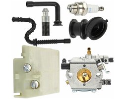 Walbro WT-194 carburateurrevisieset geschikt voor Stihl 026, MS260, MS240 en 240 motoren. Inclusief bougies en luchtfilter. Eenvoudige en efficiënte vervanging.