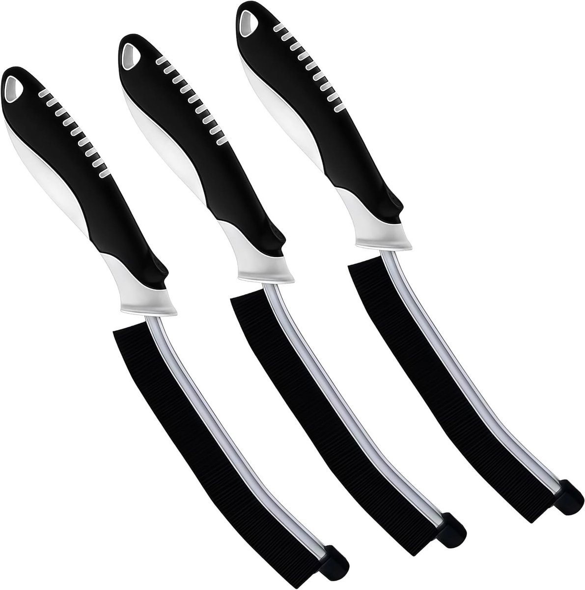 Hoekreiniger voor Bad en Keuken - Fugenborstel met Kapje, Fogenreiniger en Tuinreiniger (3 Stuks)