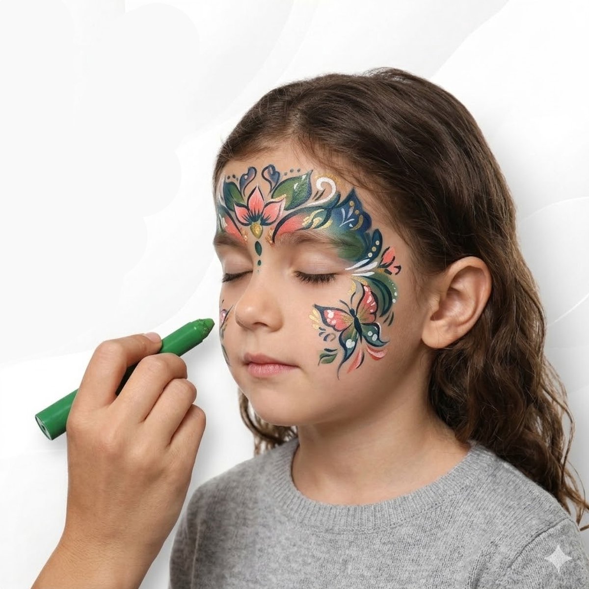 Schminkstiften - Schmink Set Krijtjes - 12 Stuks Kleuren -Fluoriserend UV Neon Glow in the Dark Krijtjes-Giftige Gezichtsverfkrijtjes voor Halloween Cosplay Make-up-Helderste Glow onder UV-Licht — afbeelding 7