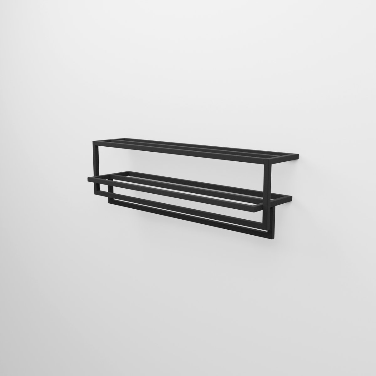 Handoekenrek Dakota | Large | Zwart | L95xB25x H30 cm | Gepoedercoat staal