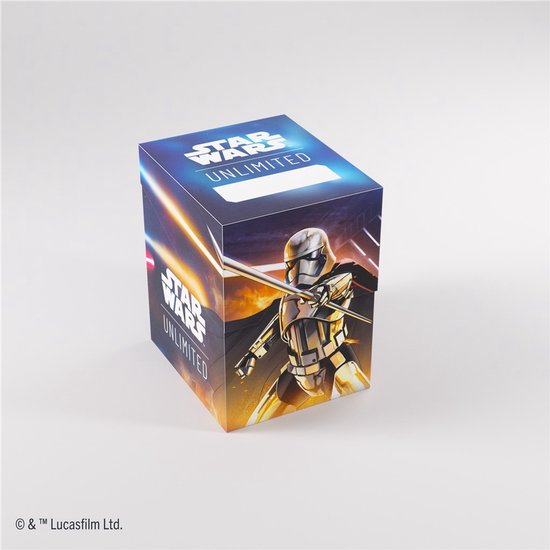 Star Wars Unlimited Soft Crate Captain Phasma/Stormtrooper - Deckbox - Tokenbox - voor Star Wars Unlimited - Gamegenic