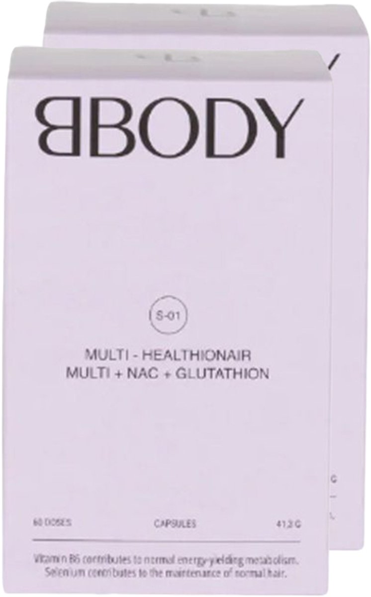 BBODY | Multi Healthionair | 2 Stuks | 2 x 41,3 gram (60 capsules)