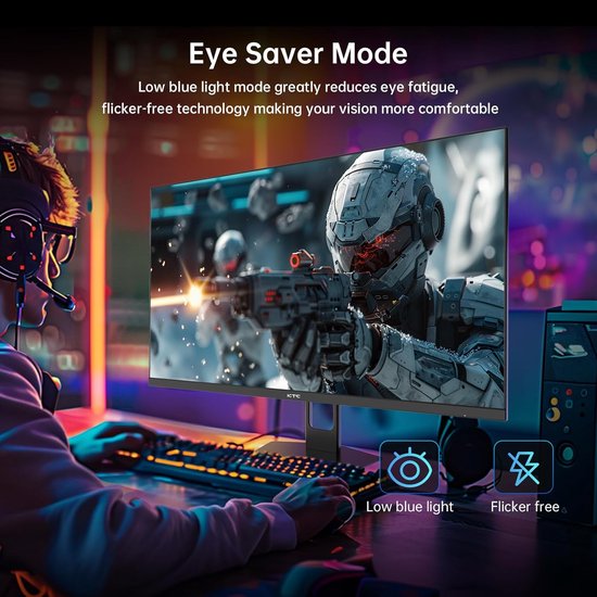 27 Inch Gaming Monitor - Hoge Resolutie en Vlotte Beelden van Merkloos — afbeelding 3