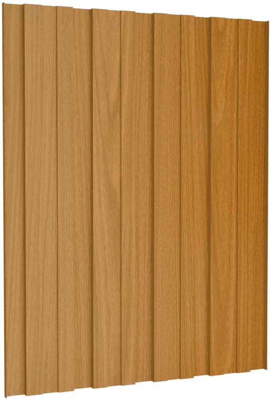 vidaXL - Dakpaneel - 12 - pcs - Naturel - 60 - x - 45 - cm - Gegalvaniseerd - staal van VidaXL — afbeelding 3