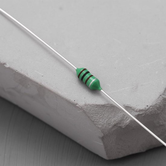 50 Stuks Kleur Ring Inductor AL0307 100uH 0.25W Axiale RF Spoel voor Auto Verlichting en Audio, 100V van Merkloos — afbeelding 3