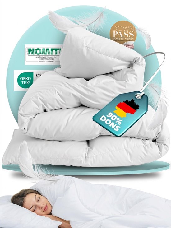 Nomite BEFA NATUR Nomite Donzen dekbed voor het hele jaar door, 260 x 240 cm ...