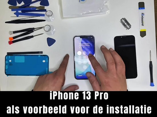 iPhone 17 Pro Max OLED Scherm Vervanging – Premium Soft OLED Display – Inclusief Complete Reparatieset, Gereedschap, Screenprotector en Plakstrip