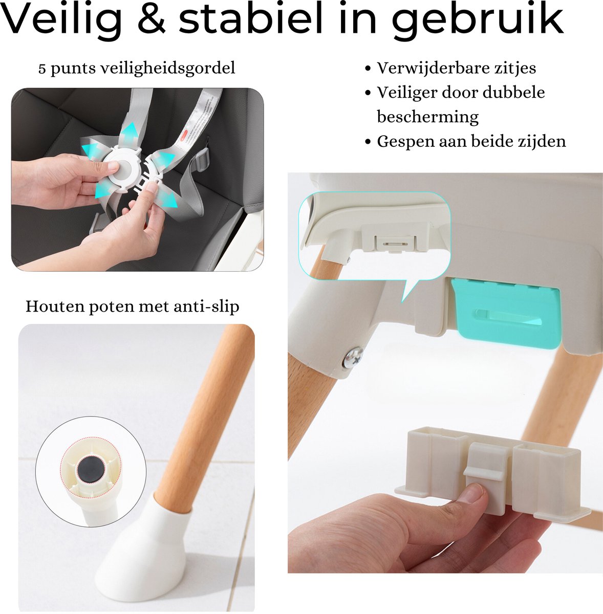 Tissy Meegroei Kinderstoel - Roze - In hoogte verstelbaar thumbnail 4