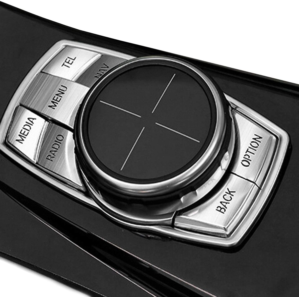 ONF3 - Afdekking voor BMW-autobedieningsknoppen - Duurzaam en milieuvriendelijk - Geschikt voor diverse BMW-modellen - Innovatieve multimedia-af...