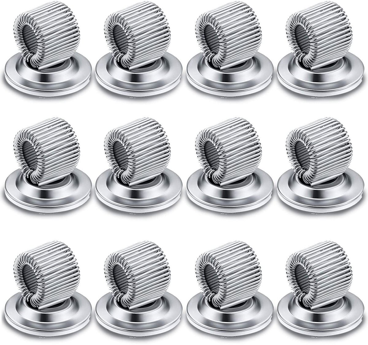 aladdien - 360° draaibare pennenhouders - zelfklevende penhouder clips - mangaanstaal penhouder - zilver - handige pennenhouder - geschikt voor whit..