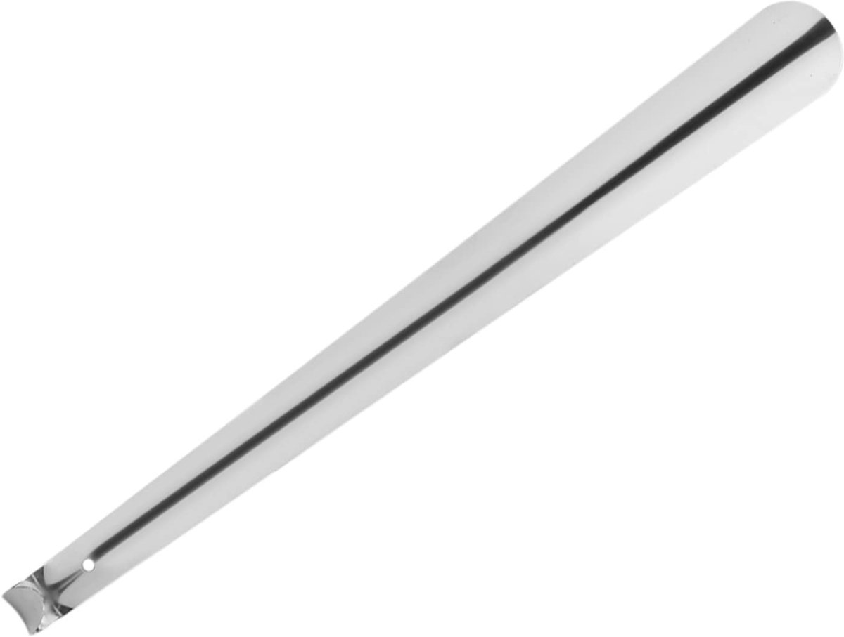 aladdien - Metalen Schoenlepel - Lange Steel 60-85 Cm - Professioneel Roestvrij Staal - Glanzend Zilver - Ergonomisch Design - Geschikt voor Senioren