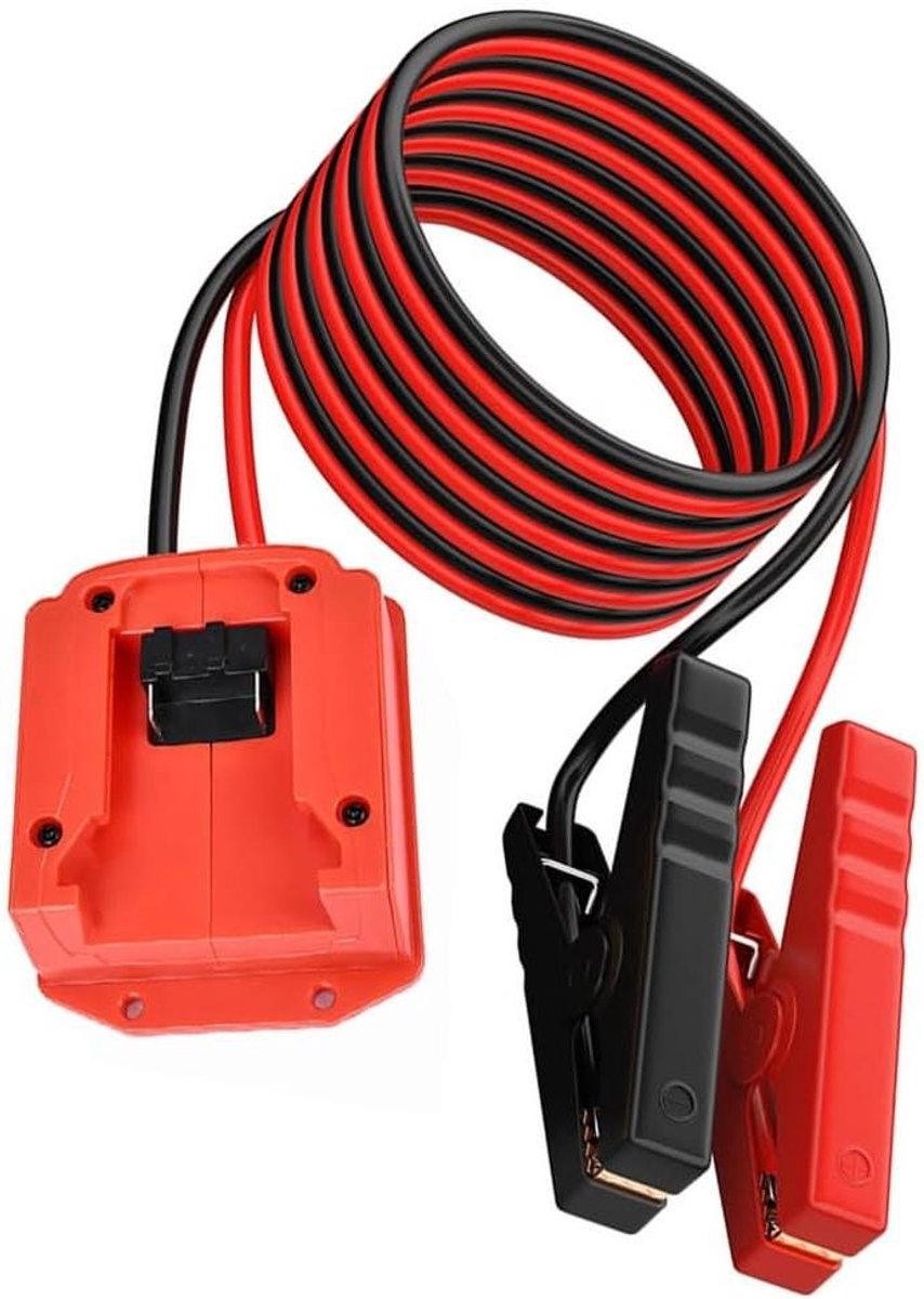 Auto Startkabel Adapter - Booster Kabel - Voertuig Starten - Hoge Geleidbaarheid - 3.5L 6.5L - Zwart