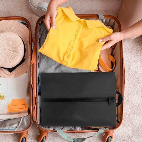 Vacuüm Opbergzakken - Kledingzakken Compressie - Reizen Kleding Opslag - Waterdicht Luchtdicht - 49.9L x 26.7B - Zwart — afbeelding 4