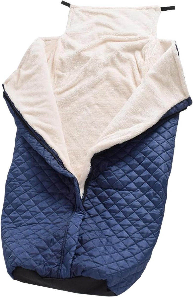Kniedeken Rolstoel - Warmtekussen - Buitencomfort - Semi-Wrap Design - 112 x 65 cm - Zwart