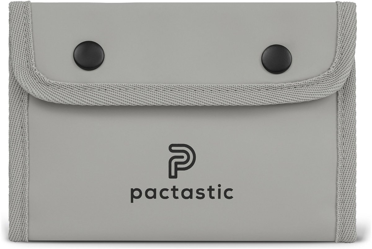 Pactastic Urban Collection Portemonnee 17.5 cm - Unisex - Horizontaal - grey