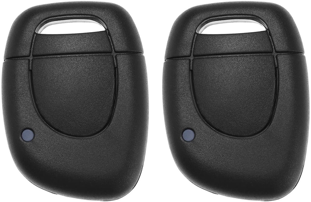 ONF3 - Auto Afstandsbediening Sleutel Shell - Vervangende Sleutelhanger - Zwart - Hoogwaardige Behuizing - Compatibel met Renault Modellen