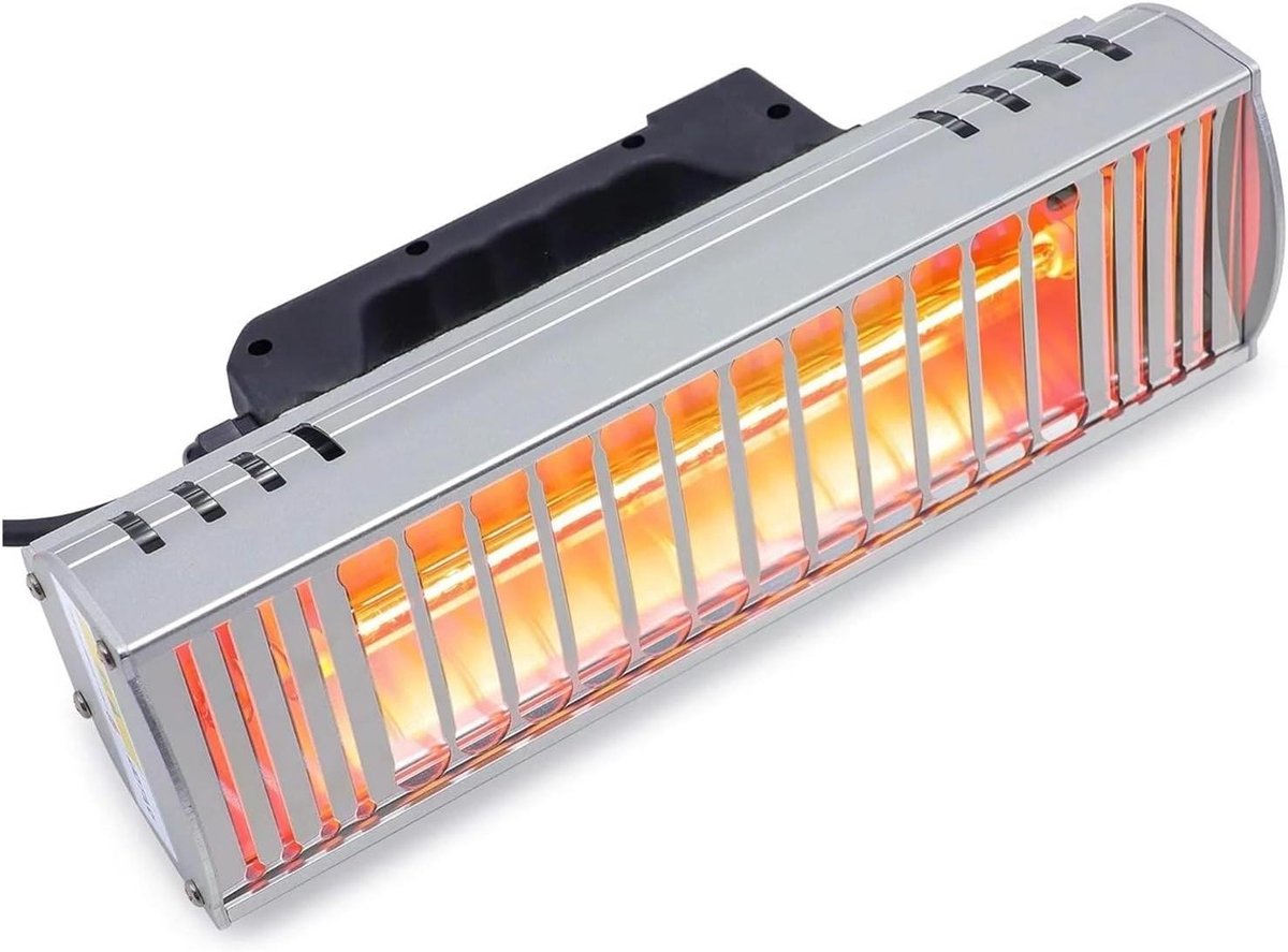 Infrarood Lamp - Verwarming Droger - Verf Drogen - Korte Golf Technologie - 300x150 mm Baking - Zwart