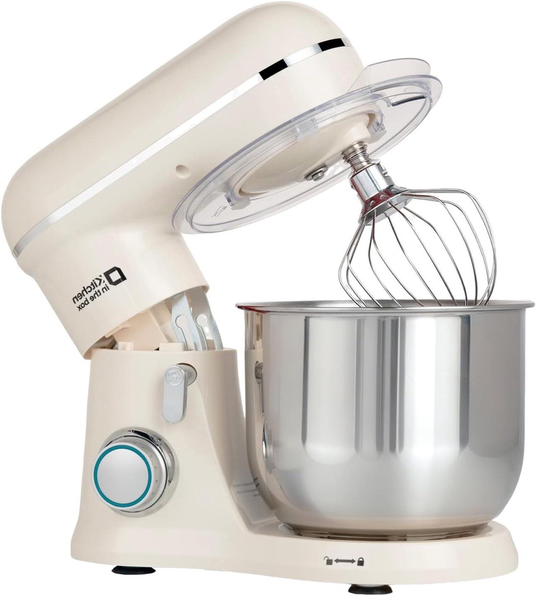 Keukenmachine - Deegmachine mixer - Bakken en mengen - Krachtige 800W motor - 35 Liter kom - Wit