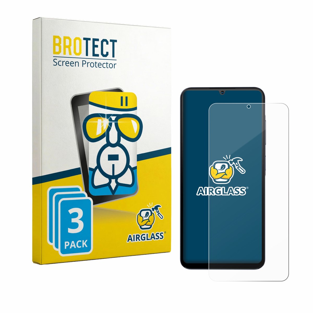 Screenprotector 3 Stuks voor Hotwav A56 Beschermglas transparant