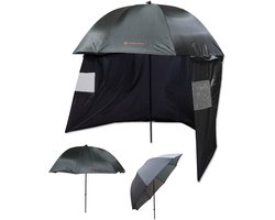 Ultimate 45'' umbrella green with side screen - Visparaplu