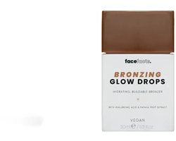 Facefacts Bronzing glow drops - met hyaluronzuur en papaya fruit extract - druppels skincare - brons - bronzend met glans