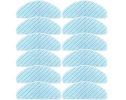 Wasbare reinigingsdoekjes geschikt voor Ecovacs Deebot T9, T9+, T9 AIVI, T9 AIVI+, T9 MAX en T9 Power robotstofzuigers, herbruikbare microvezelonderdelen geschikt voor robotstofzuigers