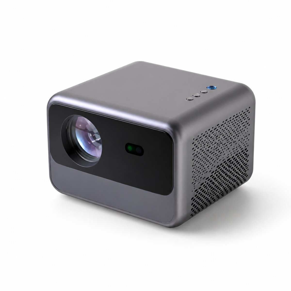 Mini Beamer - Smart 1080P Full HD - 4K Ondersteuning - 10.000 Lumen - WiFi & Bluetooth - Ingebouwde Speakers - Draagbare Thuisbioscoop - iOS & Android - Autofocus + Smart Remote