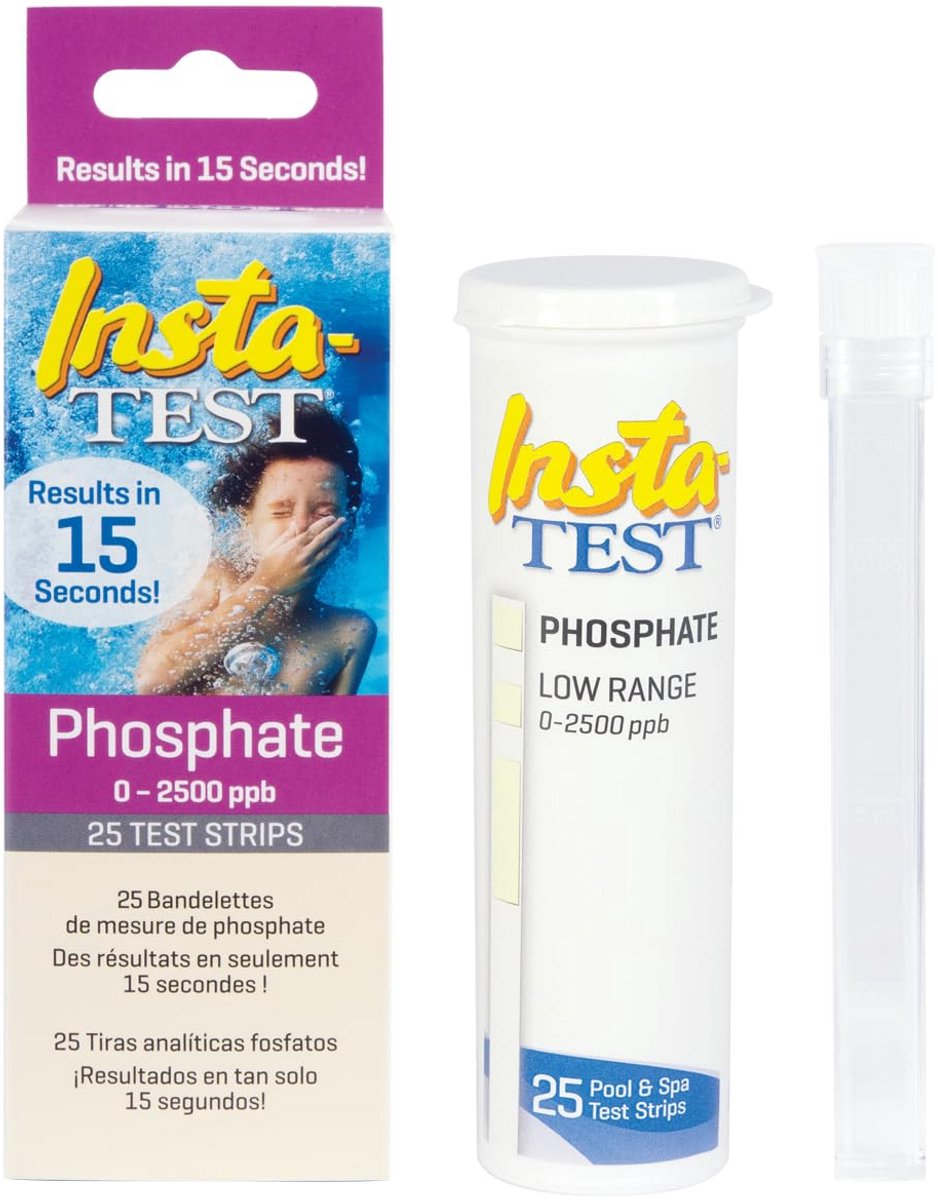 Fosfaat teststrips voor wateranalyse - 25 stuks