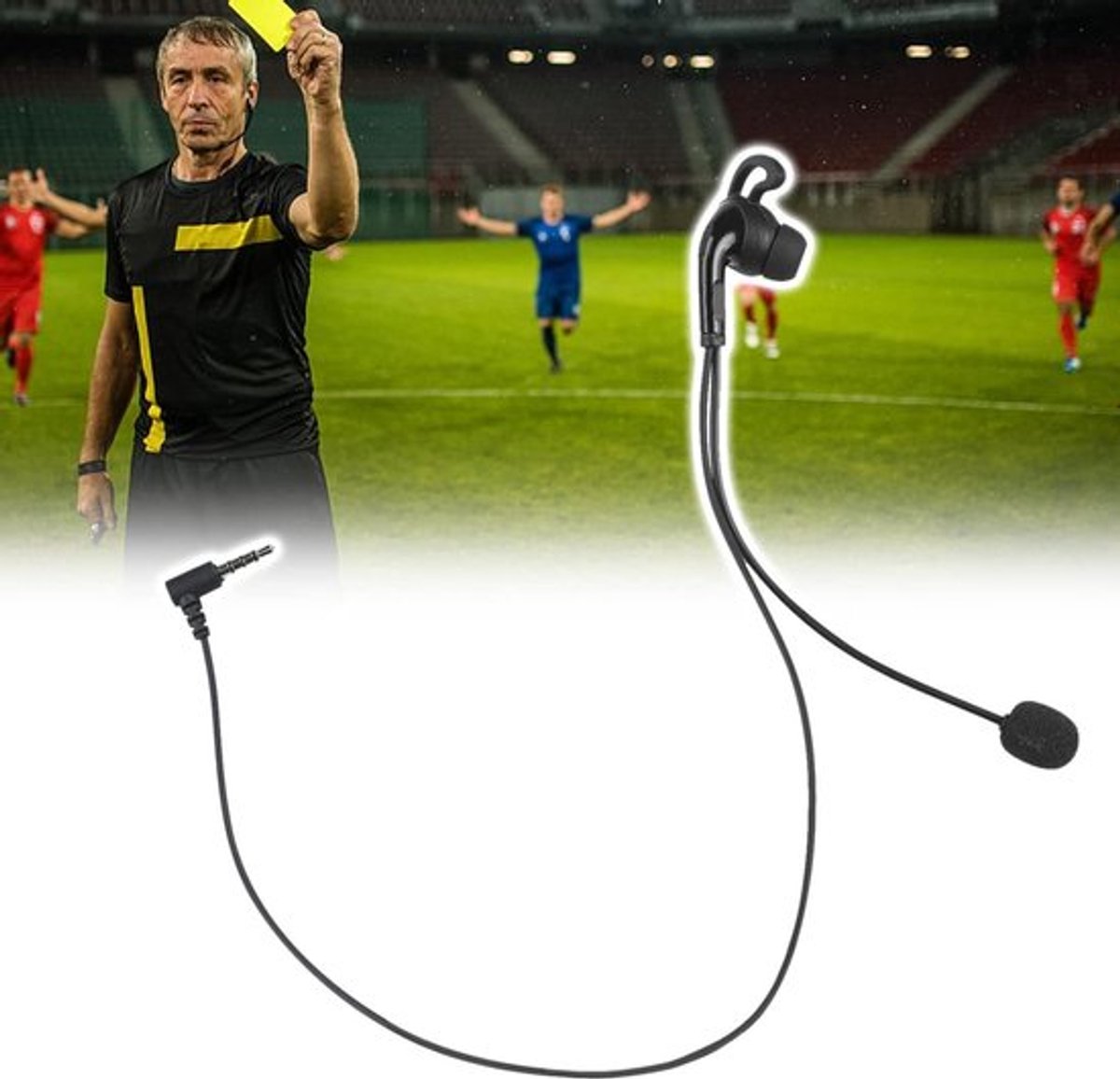 Headset met microfoon voor intercom V6 Pro V6C V4Vervangingsoptie met oorkussens