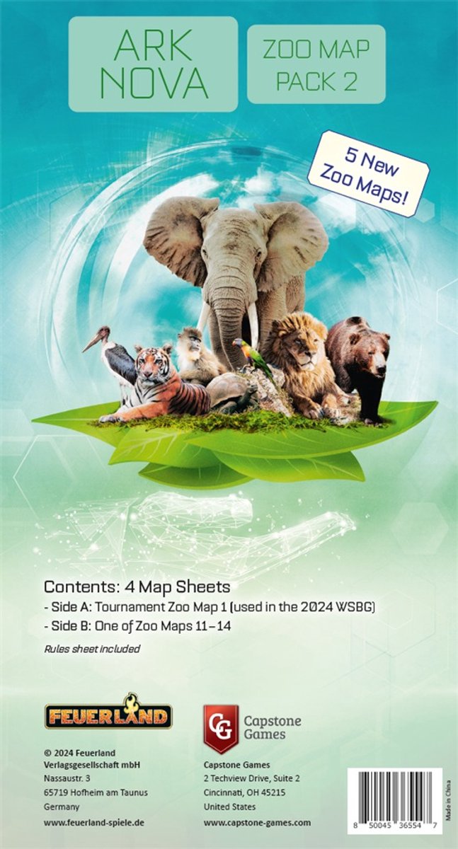 Ark Nova: Zoo Map Pack 2