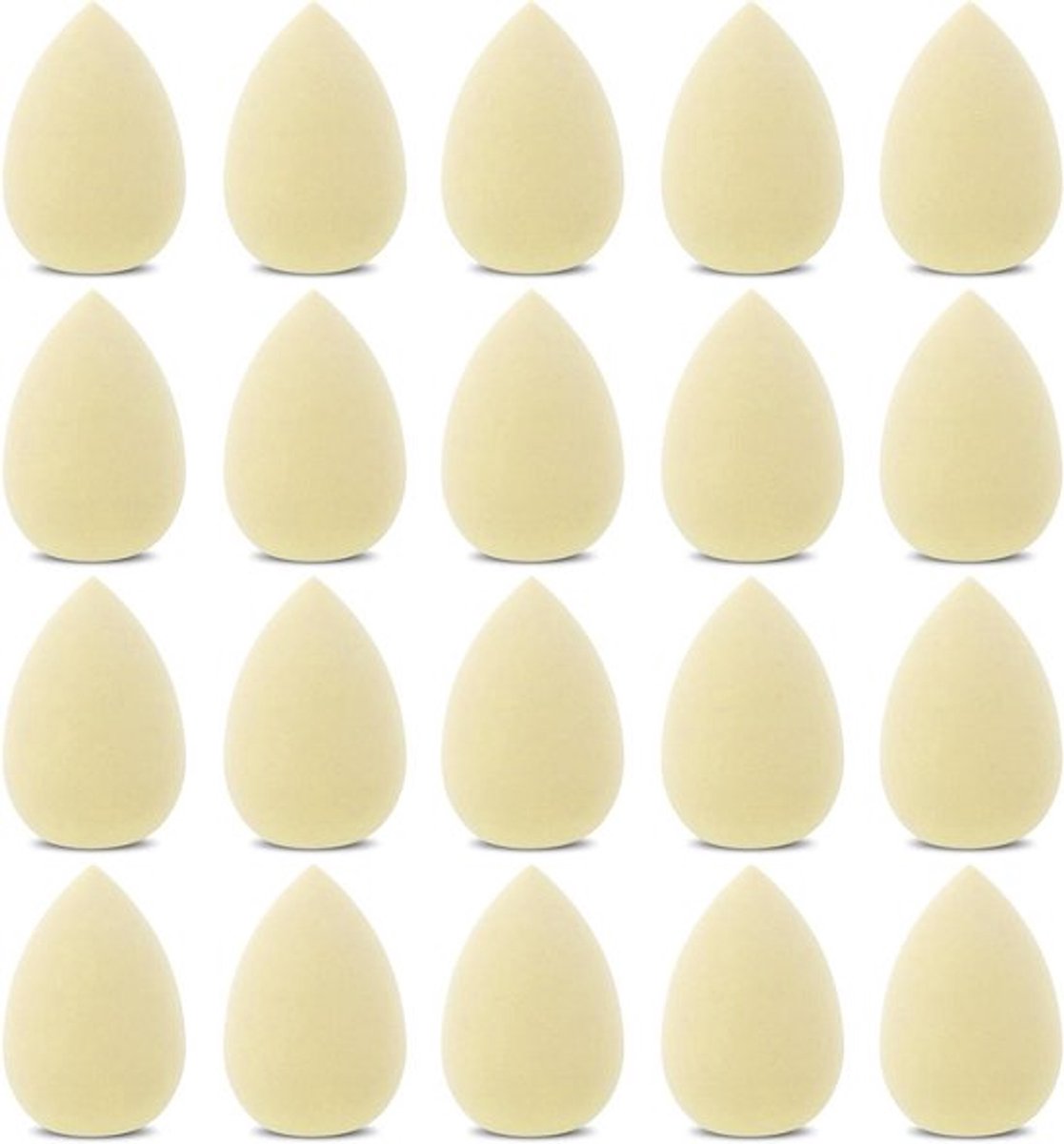 Make-upspons: 20 stuks mini beauty-blenders voor cosmetica en foundation.