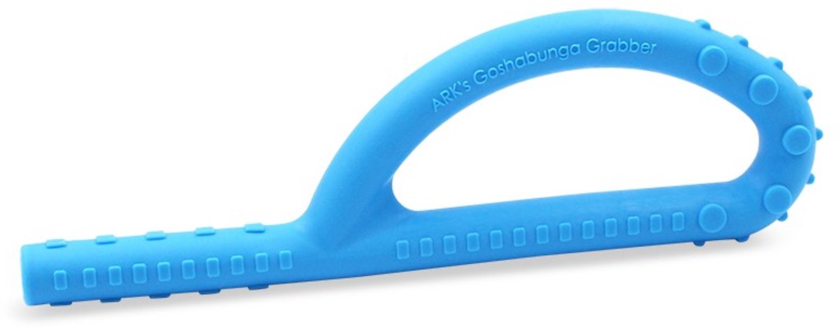 ARK Therapeutic kauwspeelgoed Goshabunga Large Grabber blauw sensorisch.