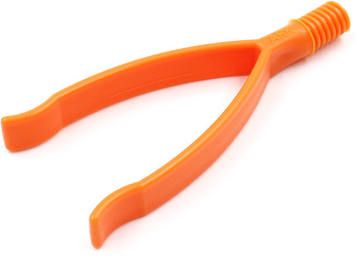 ARK Therapeutic sensorisch speelgoed Squeezer Tip Z-Vibe oranje hard.