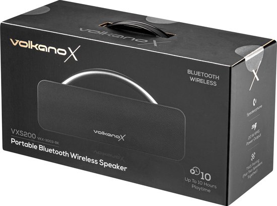 VolkanoX VXS200 Bluetooth Speaker - Muziek box - 60 Watt - Speakerphone functie - 10 uur speeltijd - Spatwaterdicht - TWS van Merkloos — afbeelding 5