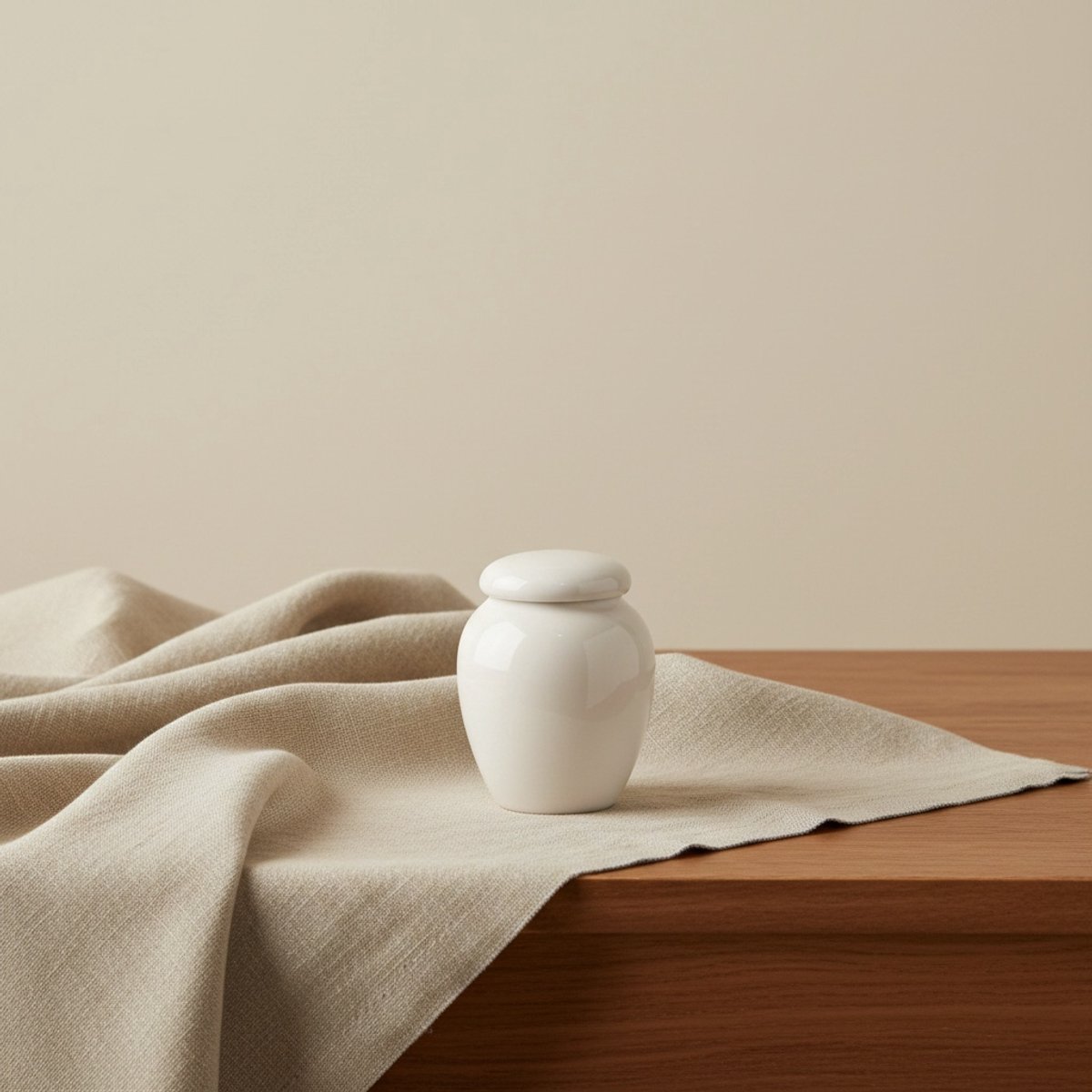 Artic Tavira Mini Urn – Wit – 60 ML – Zandsteen – Rustieke Zandstenen Urn – Handgemaakt – Mini Urn – Menselijk As – Huisdieren Urn – Urn Hond – Urn Kat – Urn voor As Volwassen – Urne – Urnen – Urne Volwassenen – Familie Urn