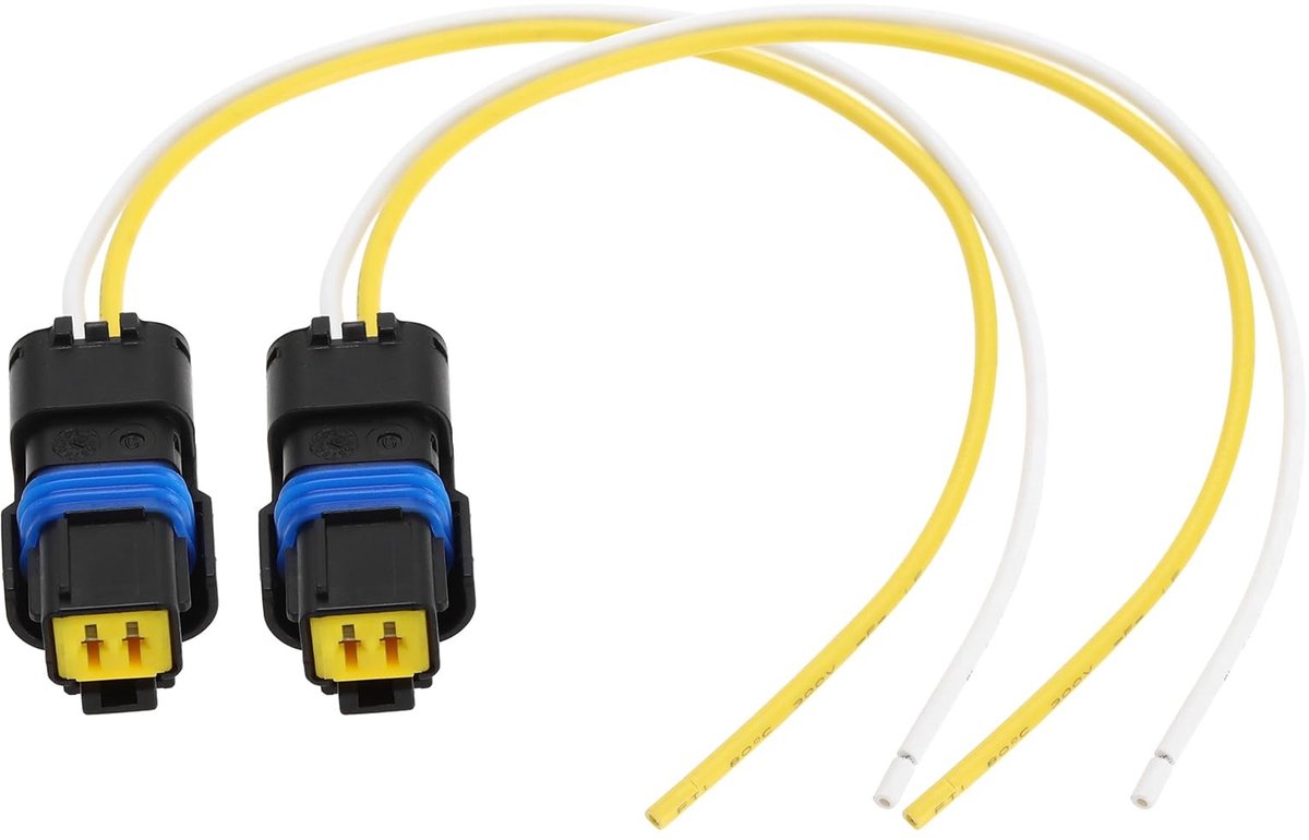 ONF3 - Dynamo Reparatie Plug - 2-delige 2-pins Stekker - Eenvoudig te Installeren - 20 cm Kabel - Geschikt voor Bosch - PL12-WL