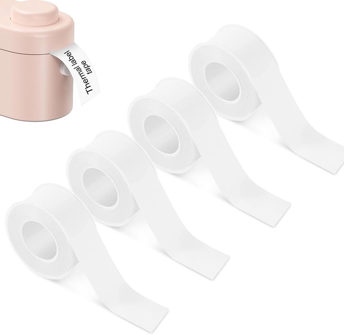 aladdien - Thermische Labeltape - Etikettenpapier - Waterdicht - Wit - Compatibel met Thermische Printers - Geschikt voor Thuis en Kantoor