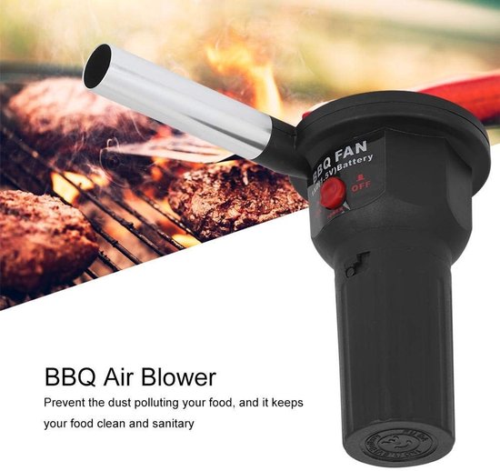 aladdien - Portable Fan - USB Blower - Lichtgewicht en draagbaar - Zwart - Grill Accessoire voor buiten - Tool voor kamperen van Aladdien — afbeelding 3