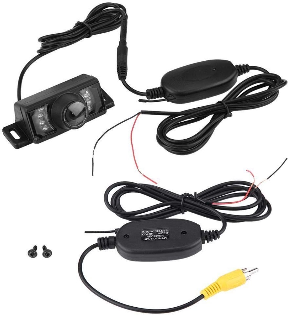 ONF3 - Achteruitrijcamera - IR LED - Draadloze Videozender - 7pcs - Nachtzicht - Back-up camera - Geschikt voor auto - Model DINHY0907-924