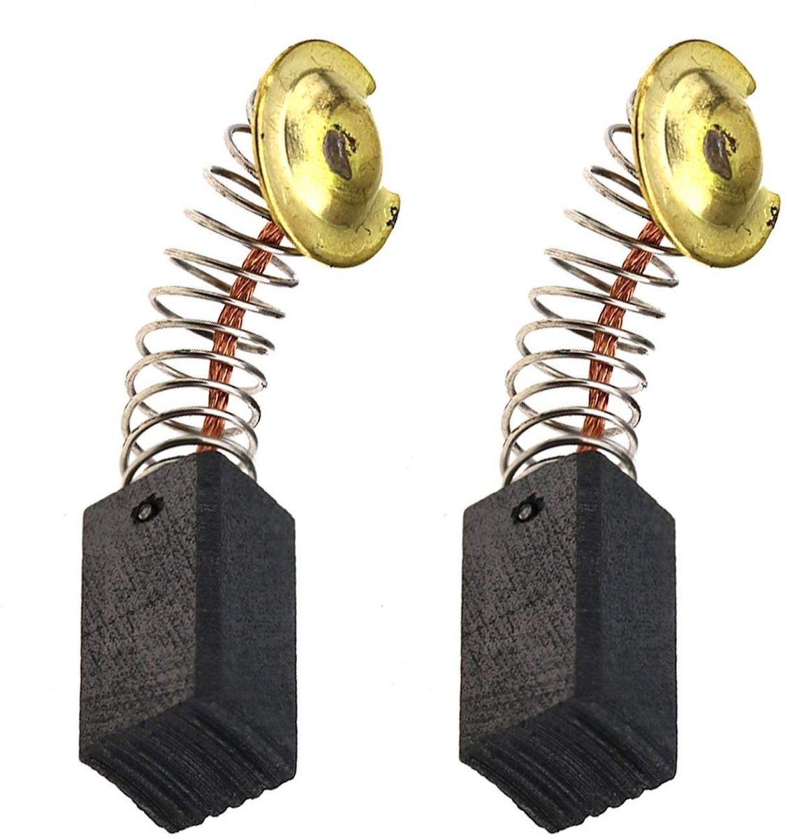 aladdien - Carbon borstels - Vervangingsset - 12mmx7.5mmx6mm - 2 stuks - Voor Hitachi gereedschap - Hoogwaardige kwaliteit - Duurzaam en betrouwbaar