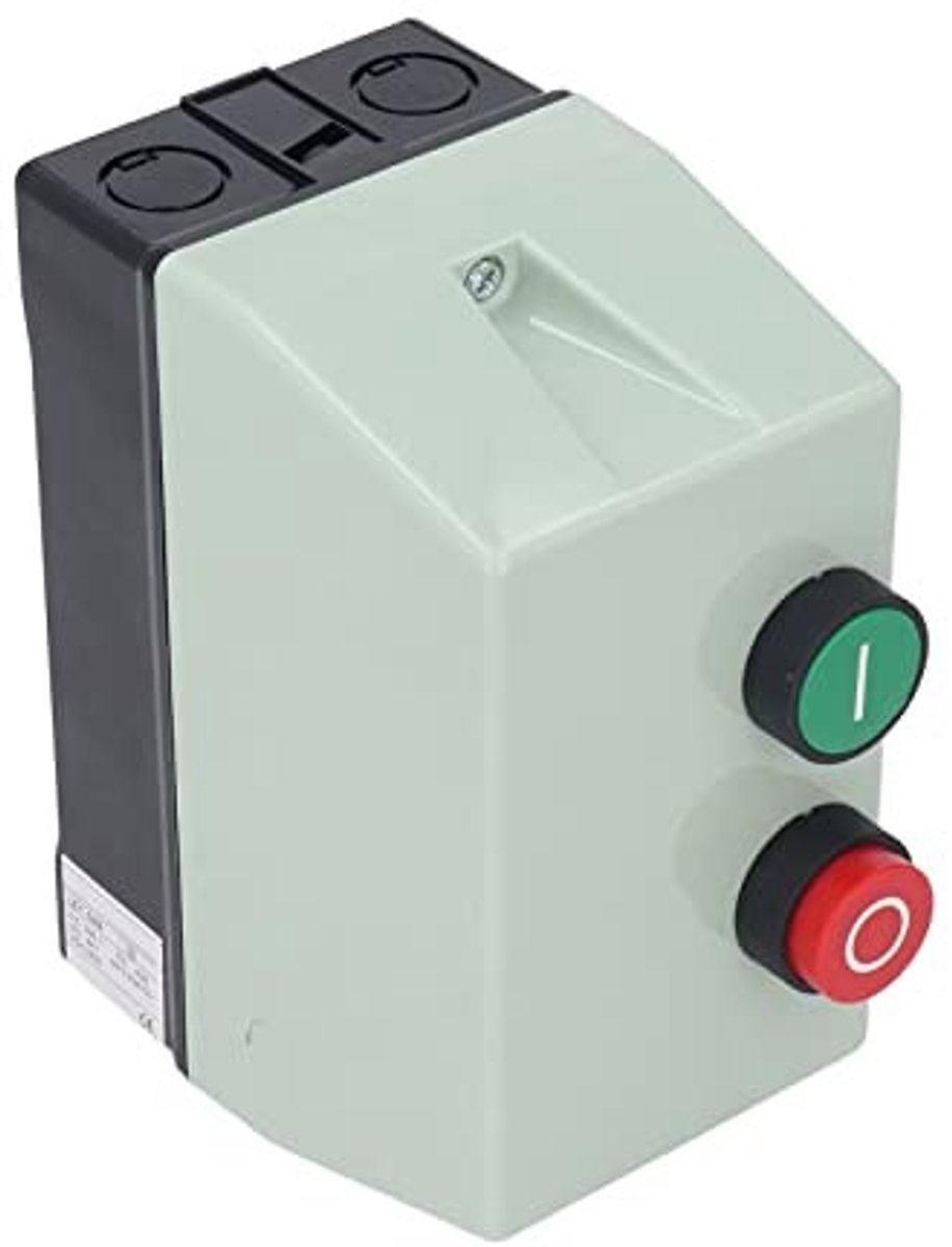 aladdien - Magnetische elektromotorstarter - Motorbescherming - Duurzaam en waterdicht - Geschikt voor luchtcompressoren - Multifunctioneel gebruik ..