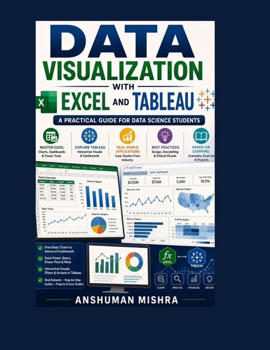 Data Science- Data visualization with excel and tableaU - cover