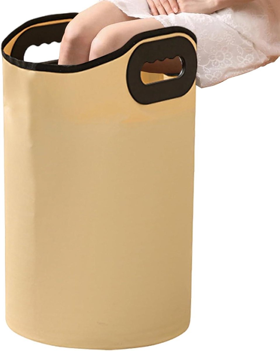 Voetenbad - Spa Bak - Voetverzorging Thuis - Opvouwbaar Ontwerp - 23 Liter - Crèmekleurig