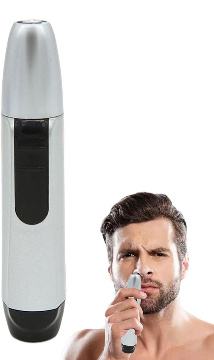 Neushaartrimmer Elektrisch - Gezichtsverzorgingstool - Persoonlijke Verzorging - Veilig Snijnet - 13 cm - Zwart