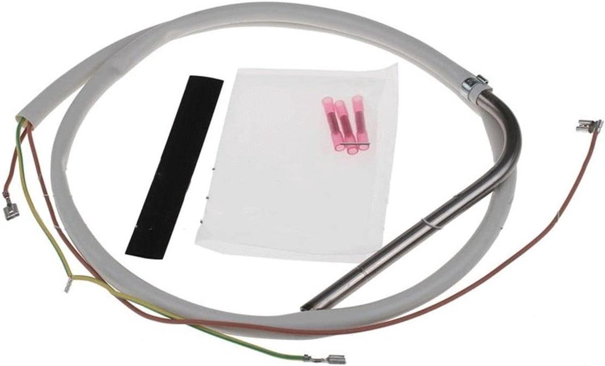 Koelkast Weerstand - Verwarmingselement - Koeling Onderhoud - Gebogen Model - 125W 230V - Zilver