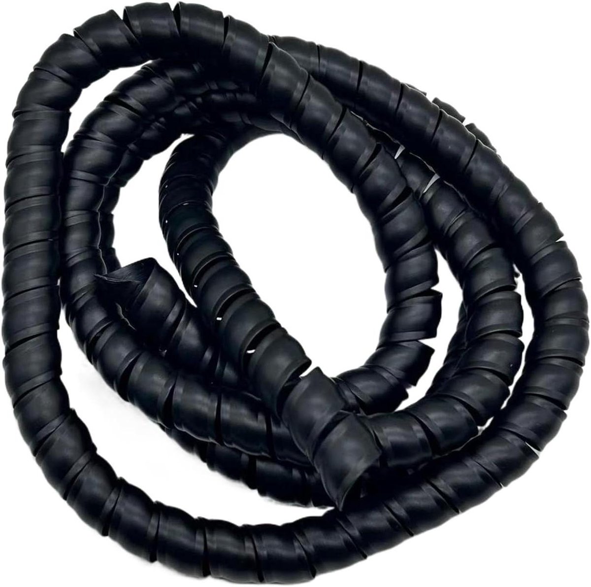 Flexibele Slang Beschermer - Spiraal Wrap - Kabelbeheer - Temperatuurbestendig - 5 Meter - Zwart