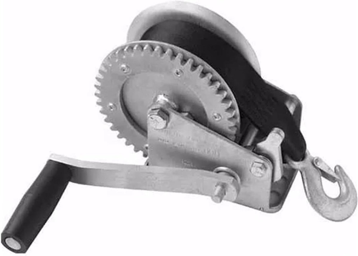 Handlier - Hijsgereedschap - Zware lasten verplaatsen - Met webbing sling - 800lbs x 6M - Zilver