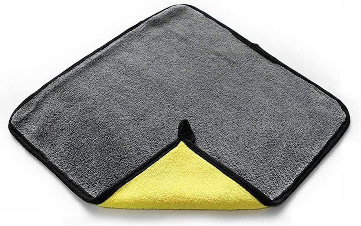 Microvezel Doeken - Polijstdoeken - Auto Reinigen - Super absorberend - 30x30cm - Grijs Geel